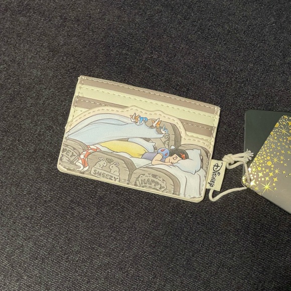 Loungefly Disney Snow White Seven Dwarfs Backpack & cardholder - Picture 11 of 12